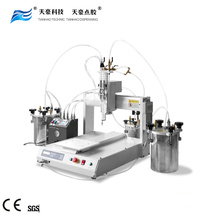 Equipo automático de dispensación de resina epoxi con limpieza